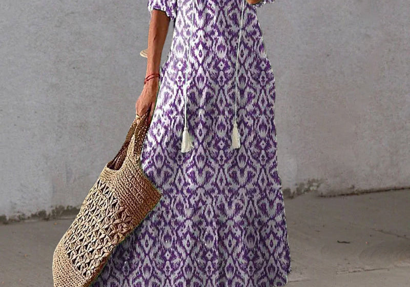 Michaela | Boho Tummy-Covering Dress