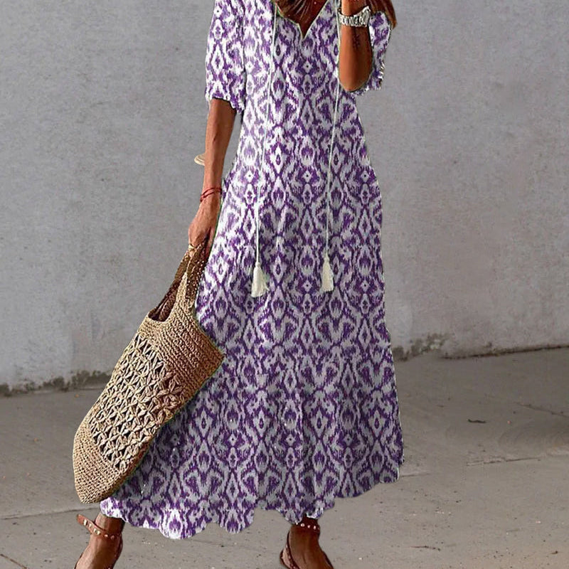 Michaela | Boho Tummy-Covering Dress