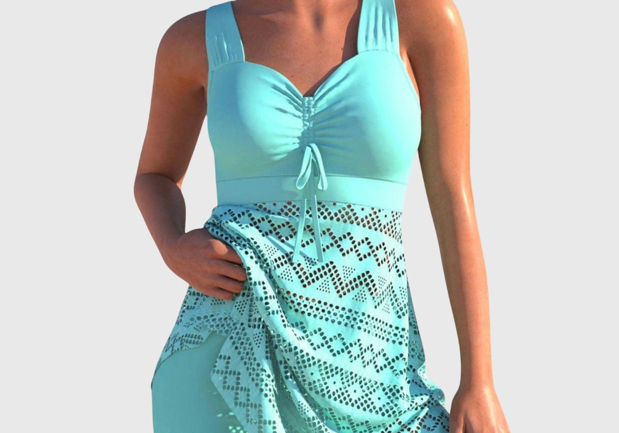 Isabella | Two-Piece Swimsuit with Skirt