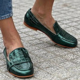 Ceanghlas - Comfort Bow Loafers