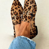 Gia | Elegant Leopard Loafers