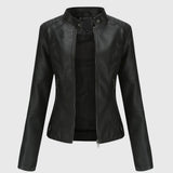 Giorgina™ | Elegant Women's Leather Jacket