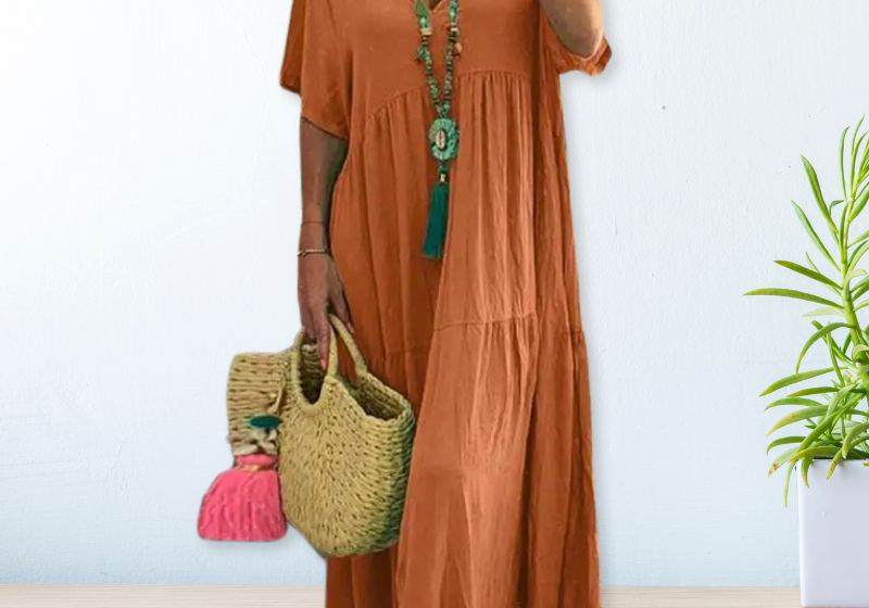 Maelis | Cotton-Linen Dress