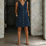 Carola - Lässiges Denim-Kleid