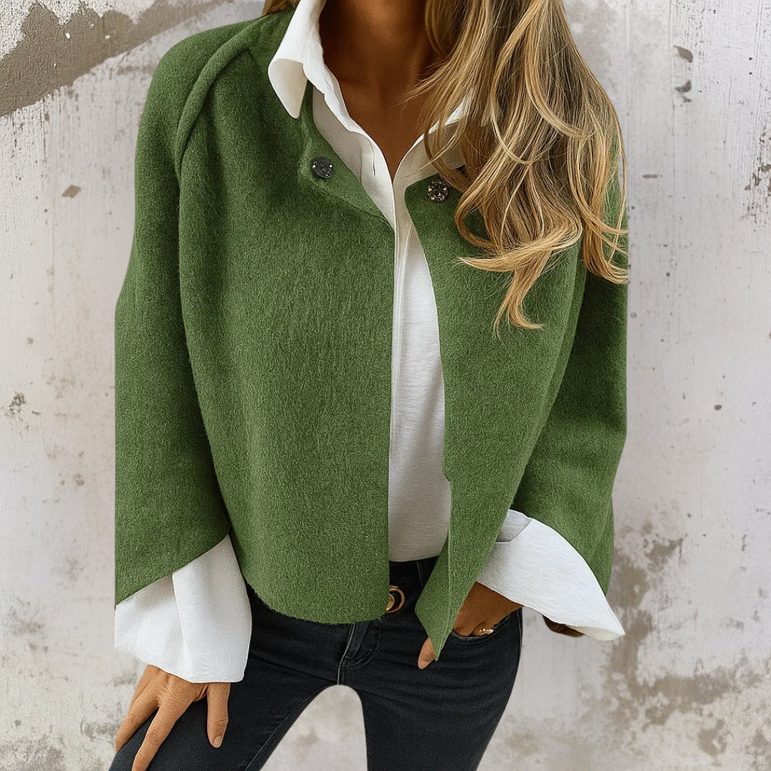 Fiona - Elegant Short Warm Coat