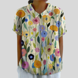 Elegant & Comfortable Floral Top