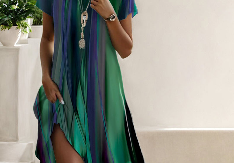 Genna | Relaxed Gradient Boho Dress