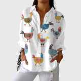 Lightweight Colourful Printed Blouse