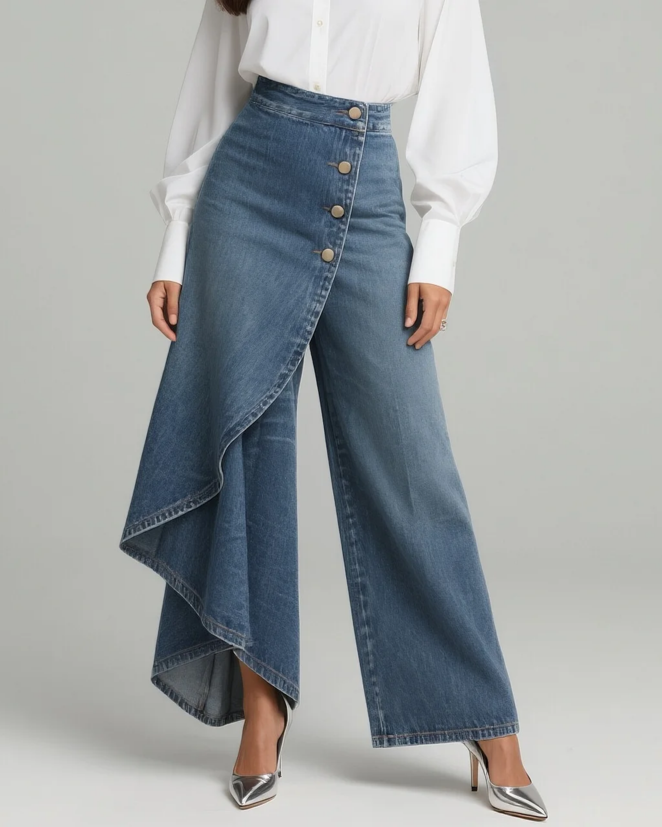 Angelika - Wickelhosen aus Denim