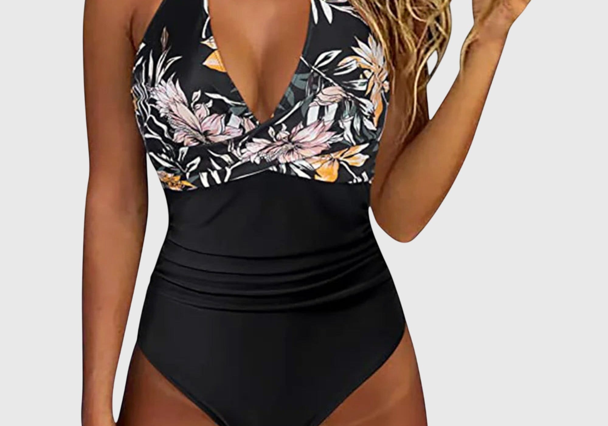 Florence | Elegant V-Neck Swimsuit