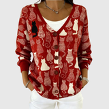 Comfortable Button Cardigan
