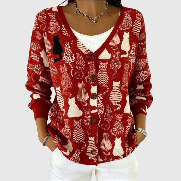 Comfortable Button Cardigan
