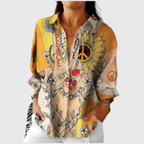 Lightweight Colourful Printed Blouse