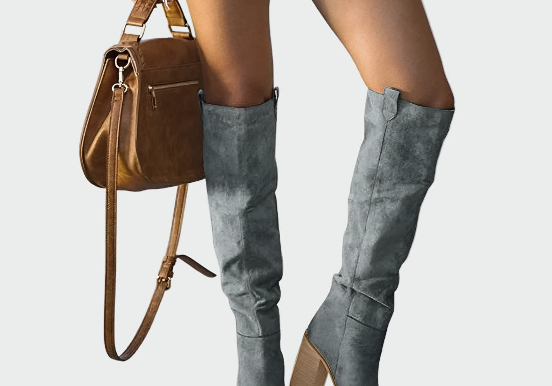 Knee-High Orthopaedic Leather Boots