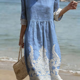 Casual Floral Print Dress
