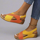 Kendra | Colourblock Orthopaedic Sandals
