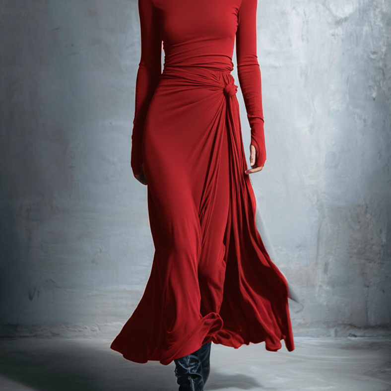 Alba - Maxi Dress with Side Knot