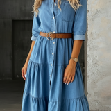 Herta - Elegantes, lässiges Jeanskleid