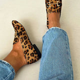Gia | Elegant Leopard Loafers