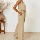 Megan | Minimalist Top & Flared Trousers Set