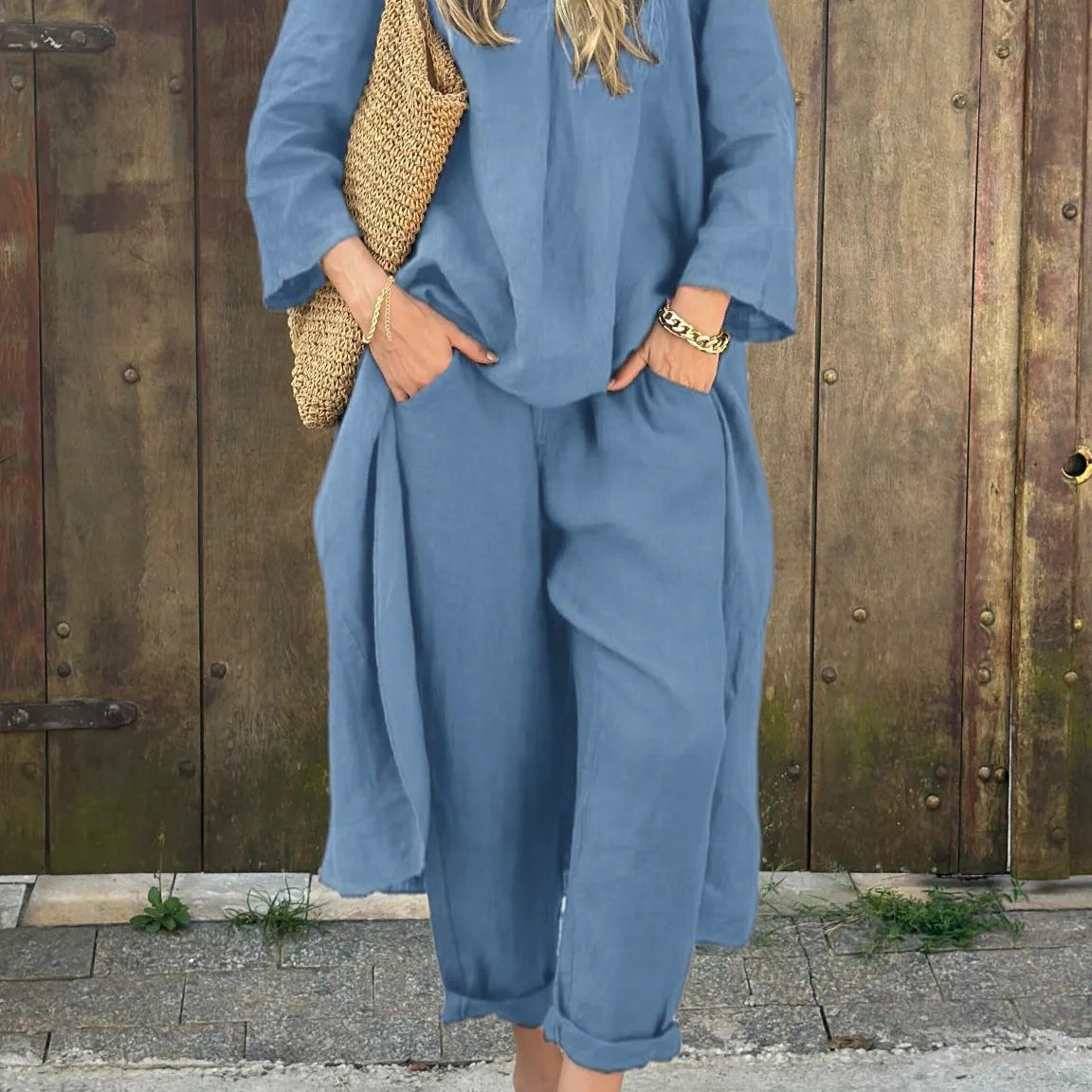 Vaelora | Draped Elegant Set