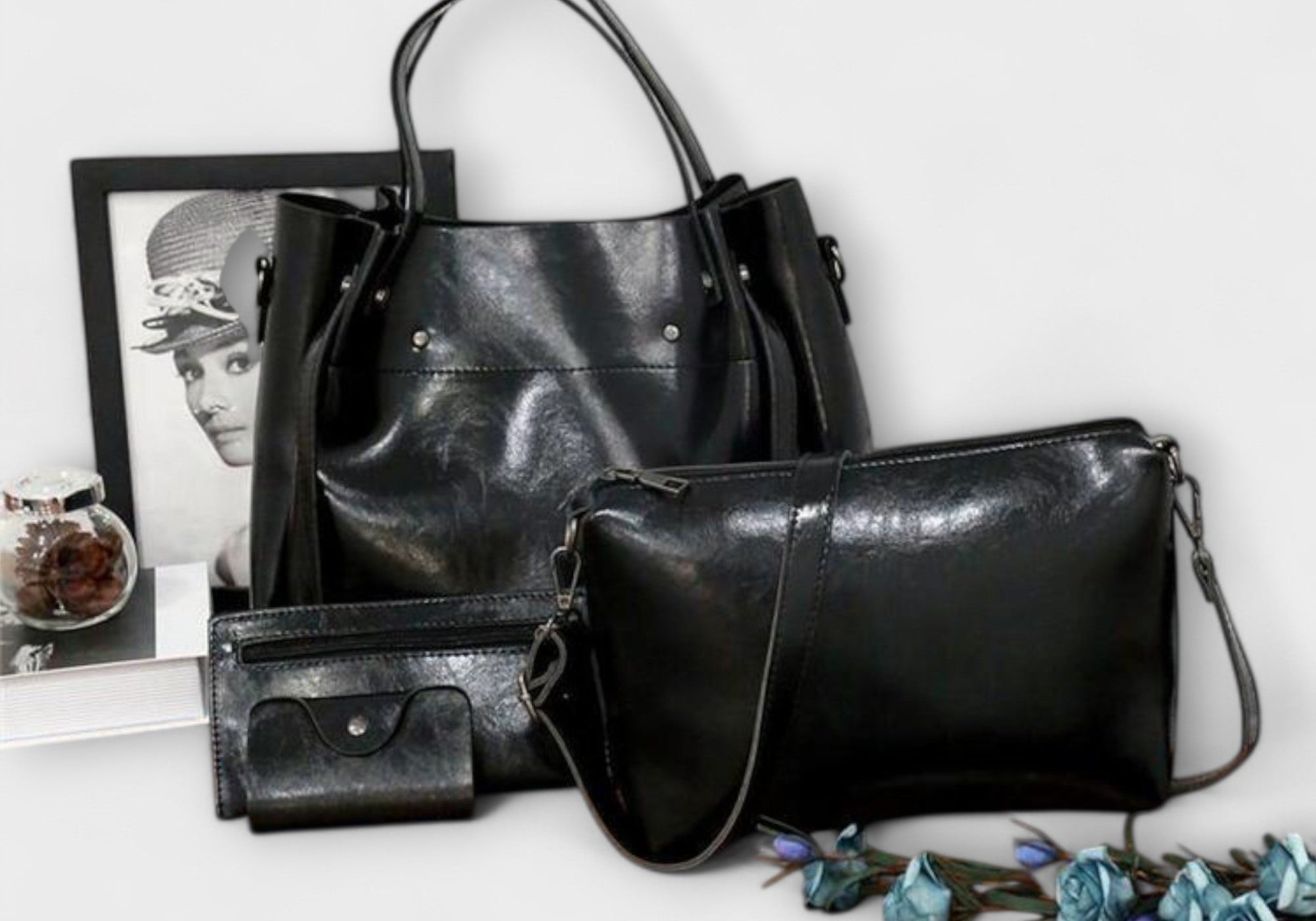 Azura | 4-piece Vintage Bag Set