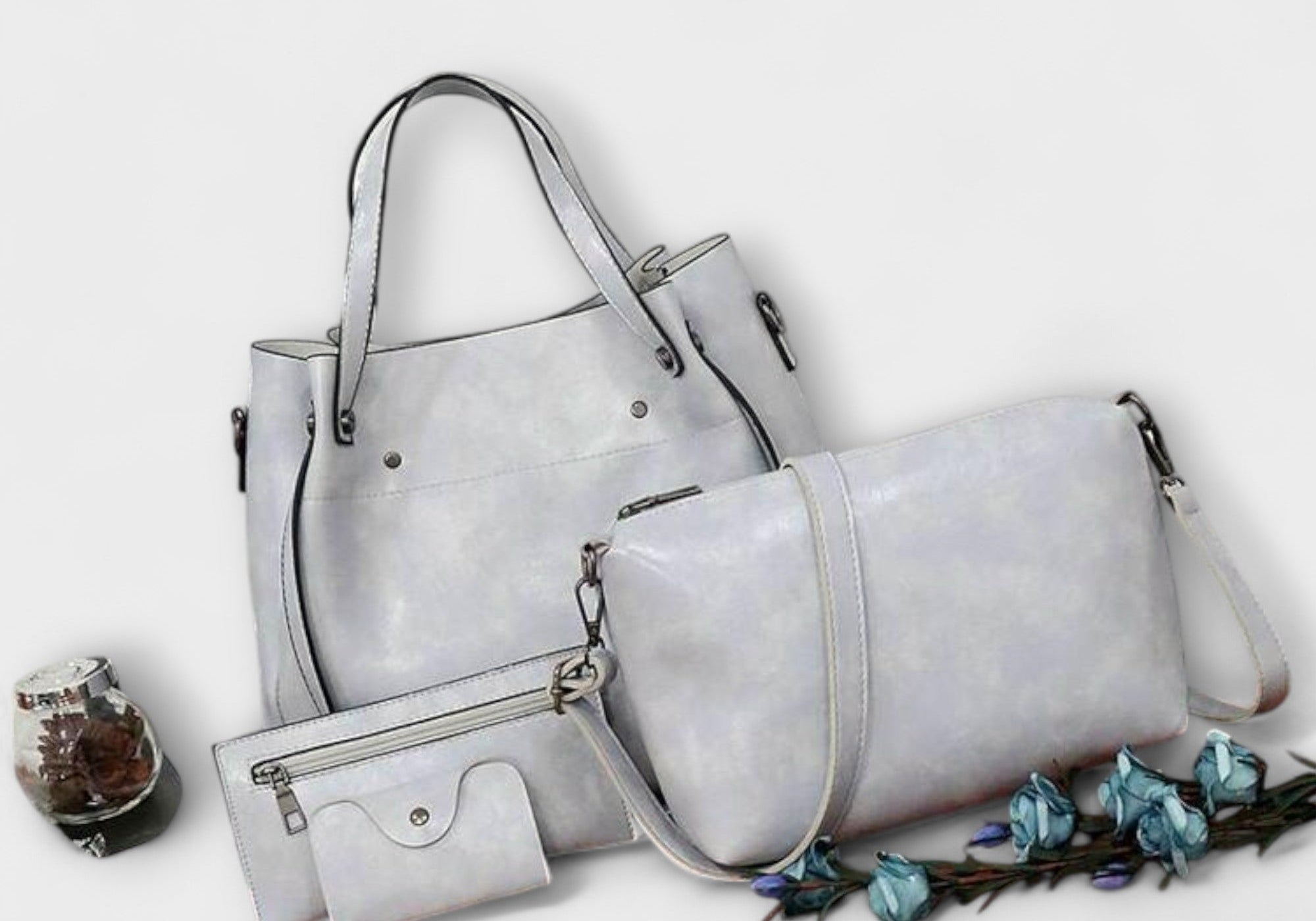 Azura | 4-piece Vintage Bag Set