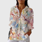 Lightweight Colourful Printed Blouse