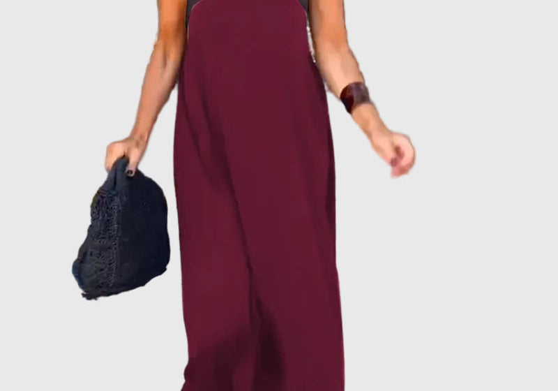 Elena | Elegant Flowing Maxi Dress
