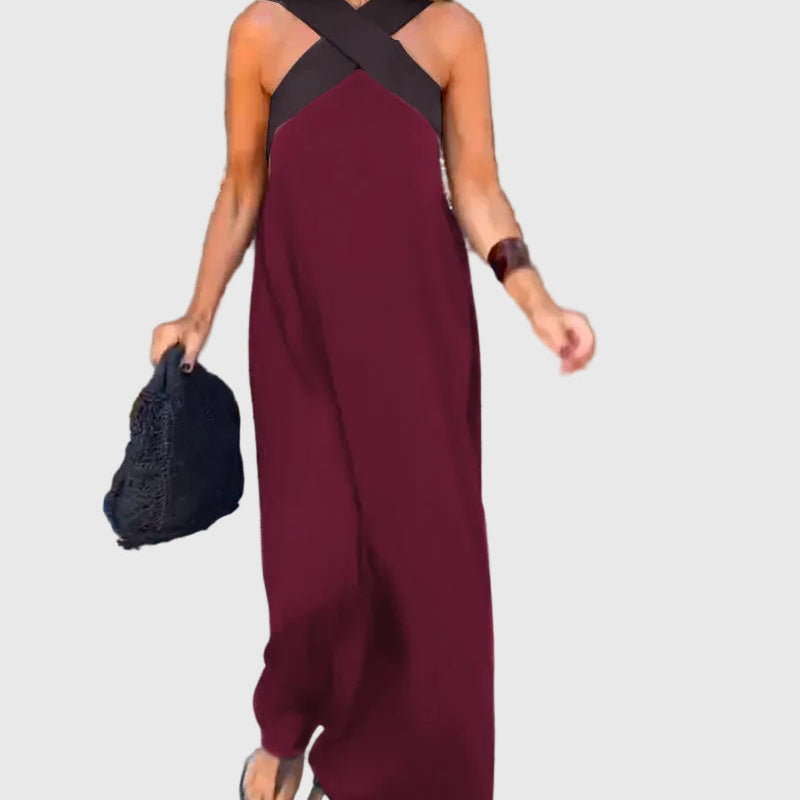 Elena | Elegant Flowing Maxi Dress