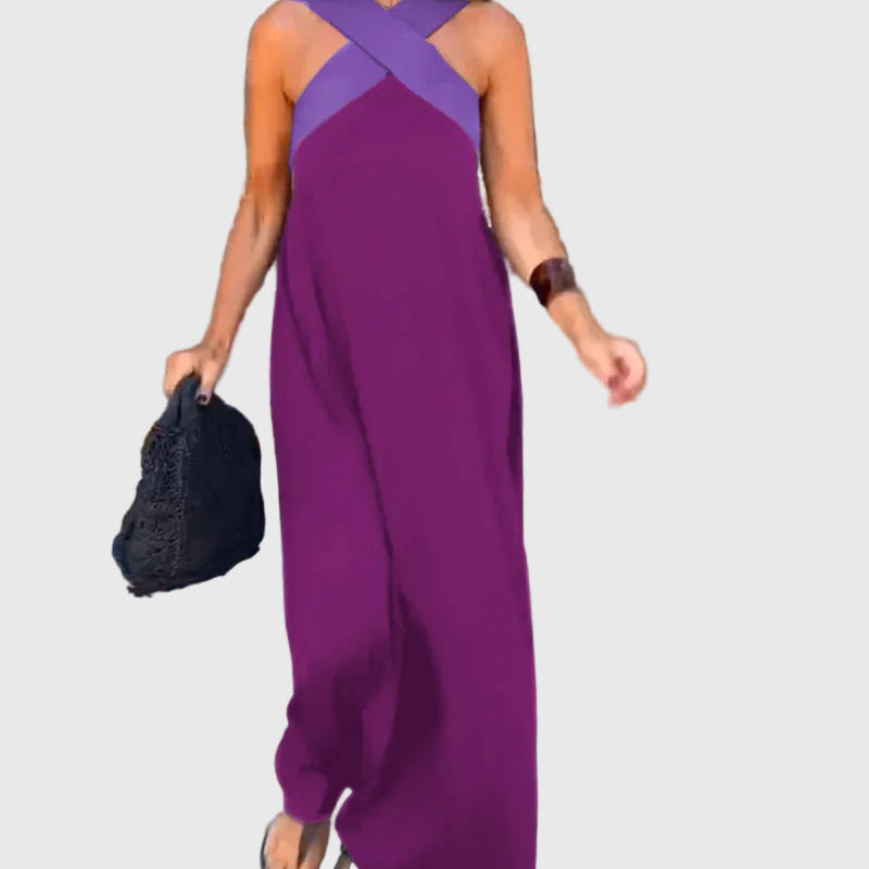 Elena | Elegant Flowing Maxi Dress
