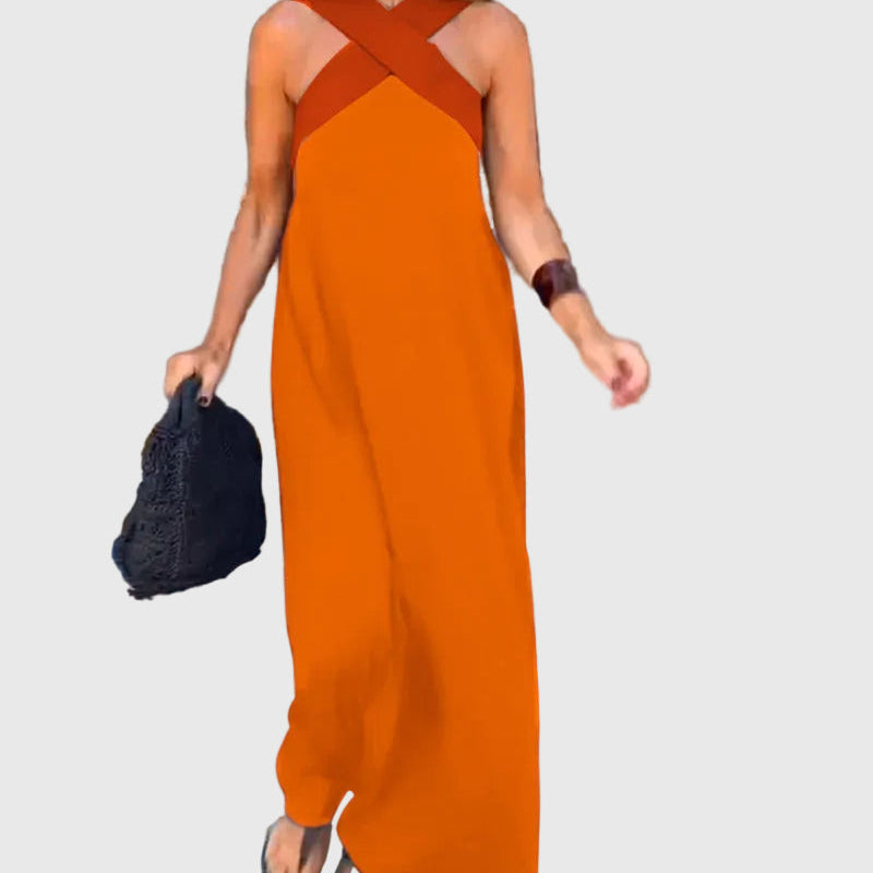 Elena | Elegant Flowing Maxi Dress
