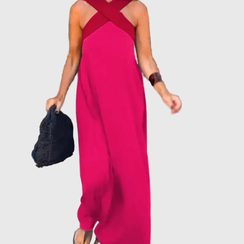 Elena | Elegant Flowing Maxi Dress
