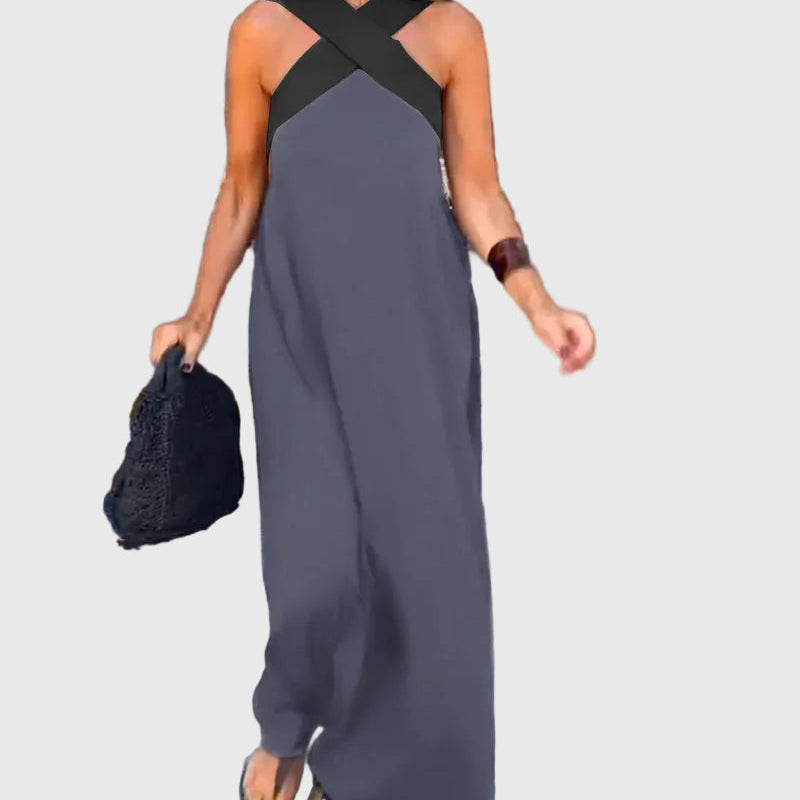 Elena | Elegant Flowing Maxi Dress