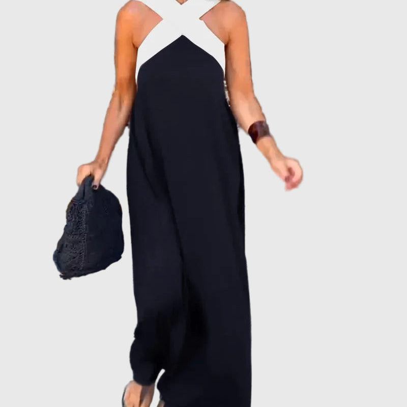 Elena | Elegant Flowing Maxi Dress