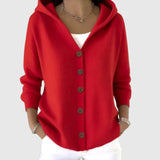 Jolanthe - Comfortable Knit Cardigan with Hood
