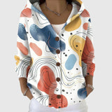 Irmtraud - Comfortable Knit Cardigan with Hood