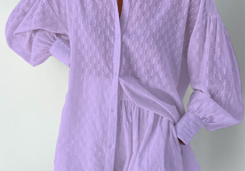Elizabeth | Lightweight Shirt & Shorts Set