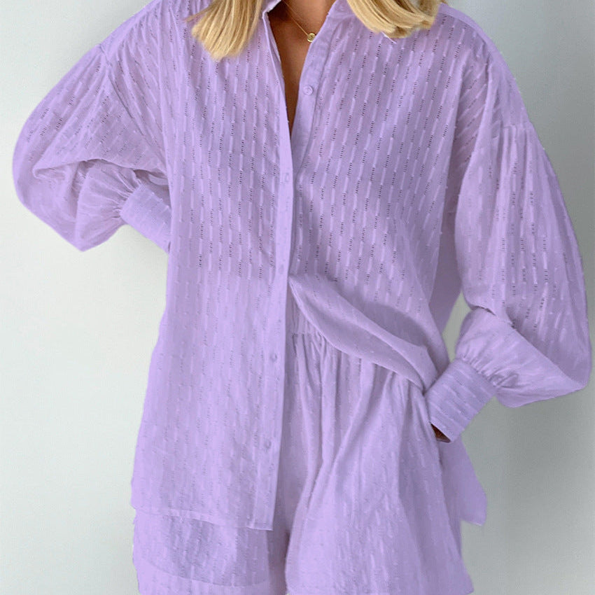 Elizabeth | Lightweight Shirt & Shorts Set