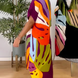 Rianna | Abstract Print Dress