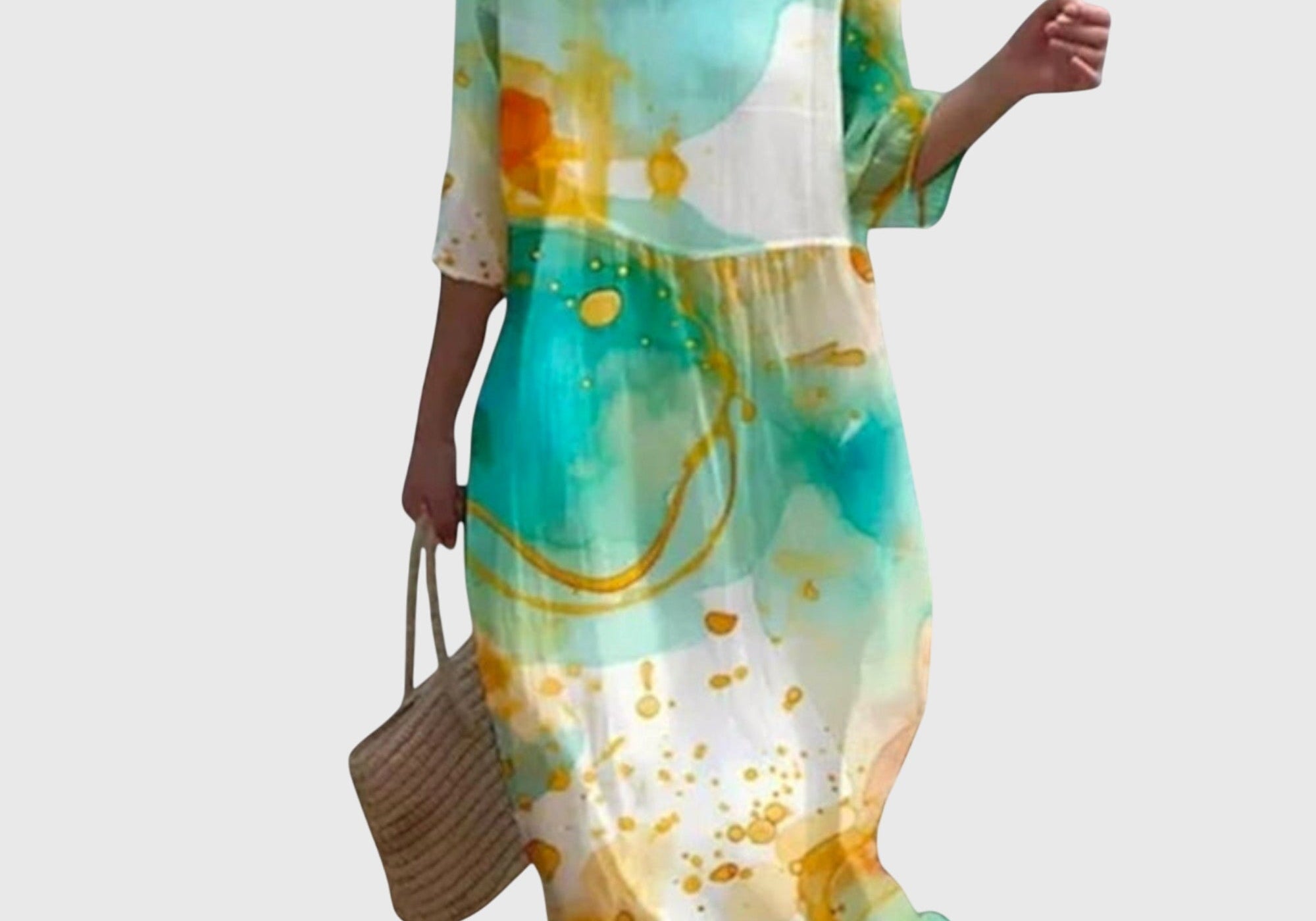 Hayley™ | Elegant Floral Maxi Dress