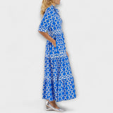 Juliana | Chain-Print Midi Dress
