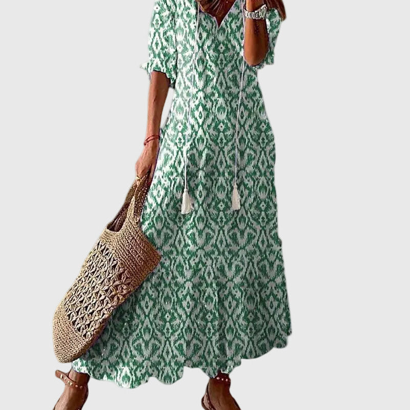 Amalia | Vintage Boho Summer Maxi Dress