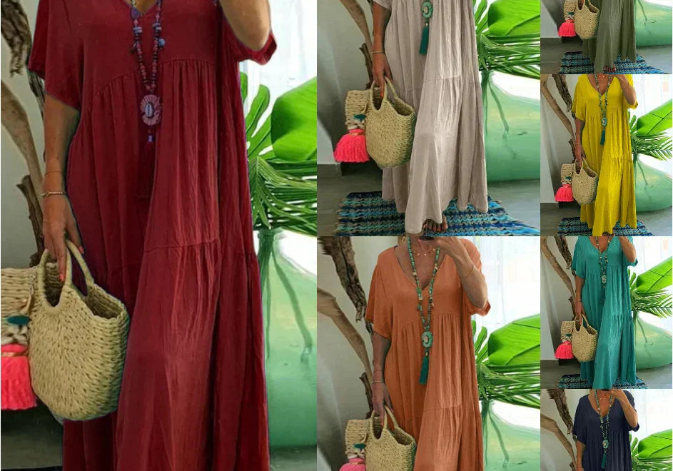 Maelis | Cotton-Linen Dress