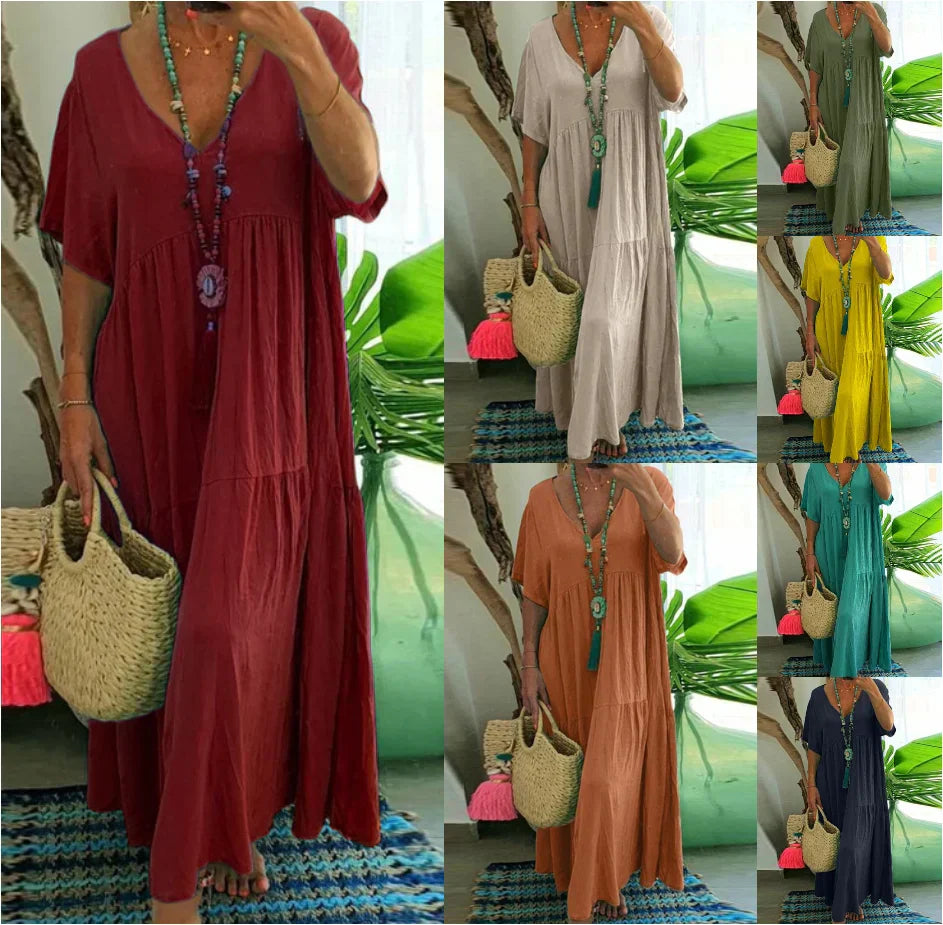 Maelis | Cotton-Linen Dress