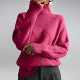 Lauren | Luxury Cashmere High-Neck Jumper