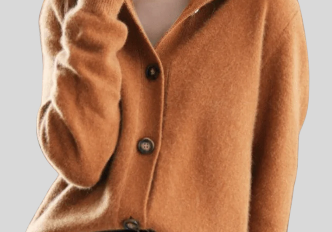 Claire | Retro-Style Cashmere Cardigan