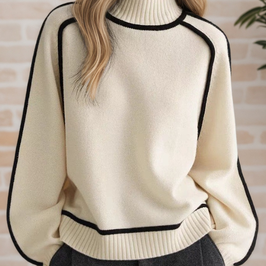 Donna | Elegant High-Neck Jumper