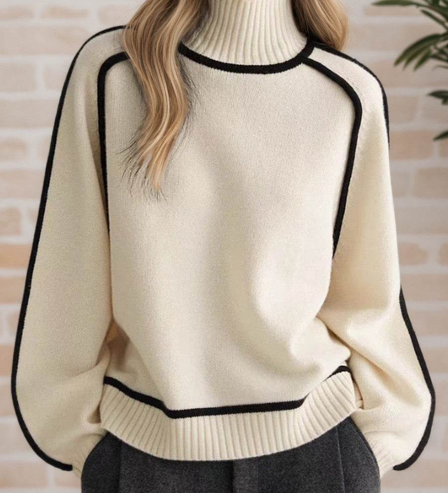 Donna | Elegant High-Neck Jumper