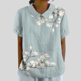 Elegant & Comfortable Floral Top